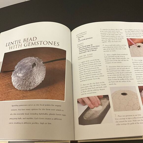Barbara Becker Simon Metal Clay Beads Lark Jewelry Book - Picture 7 of 12